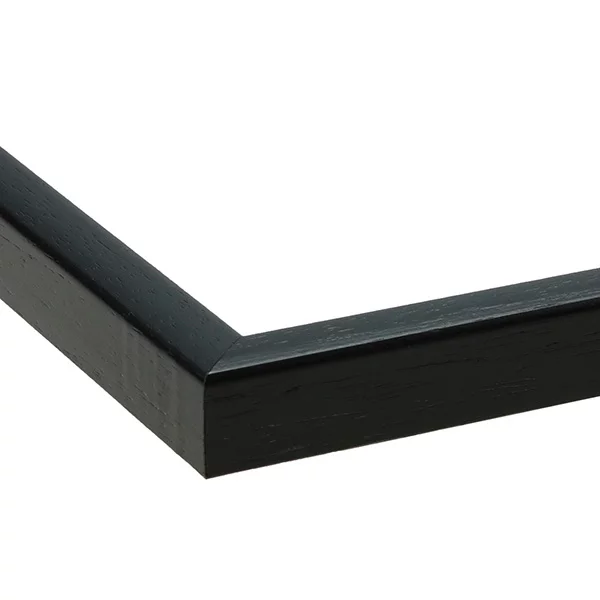 Holz Bilderrahmen Macmac 10x10 cm | Schwarz | Normalglas (2 mm)