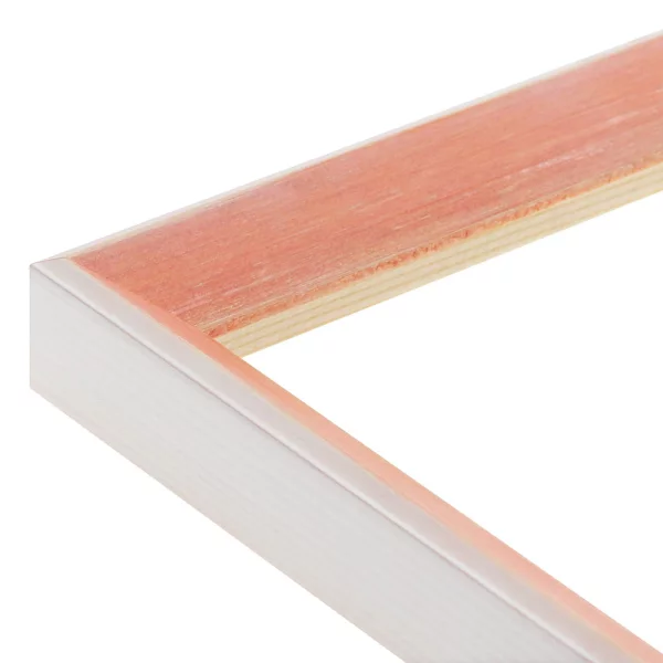 Holz Bilderrahmen Wadi 10x10 cm | Apricot | Normalglas (2 mm)