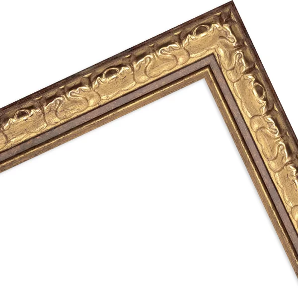 Kunststoff Bilderrahmen Sioma 42x59,4 cm (A2) | Gold | Normalglas (2 mm)