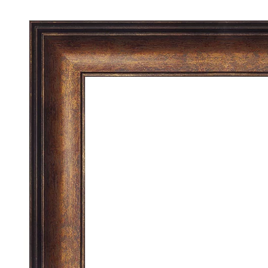 Miroir mural sur mesure Kinshasa bronze | miroir (2 mm)
