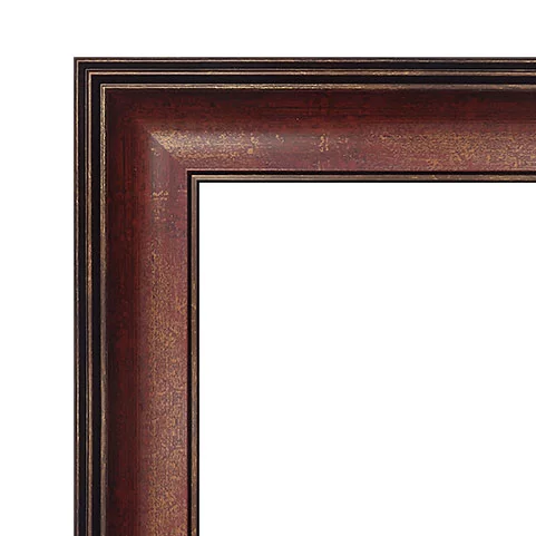 Miroir mural sur mesure Kinshasa rouge | miroir (2 mm)