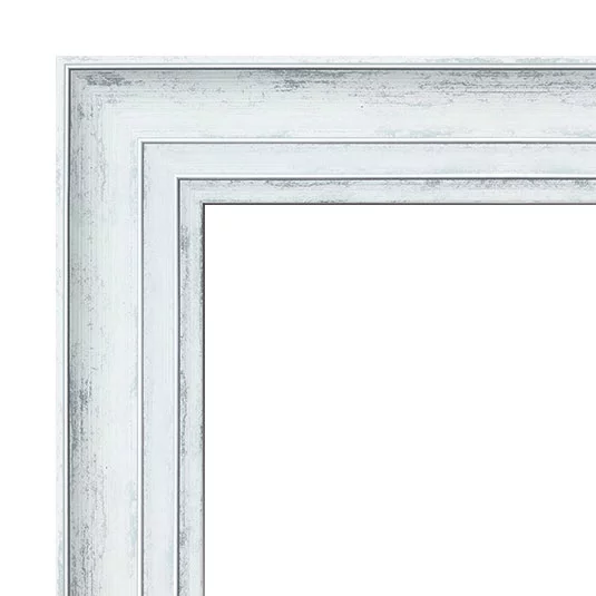 Miroir mural sur mesure Johannesbourg blanc | miroir (2 mm)