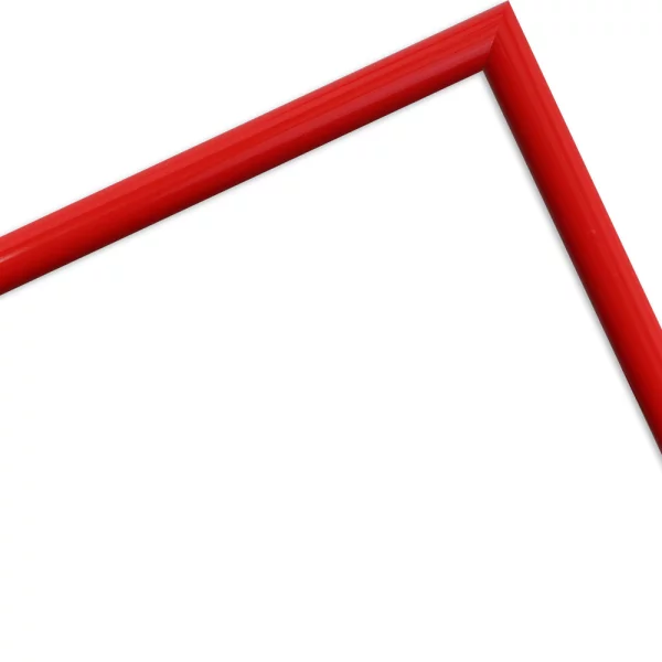 Kunststoff-Bilderrahmen Zuri nach Maß Rot | Normalglas (2 mm)