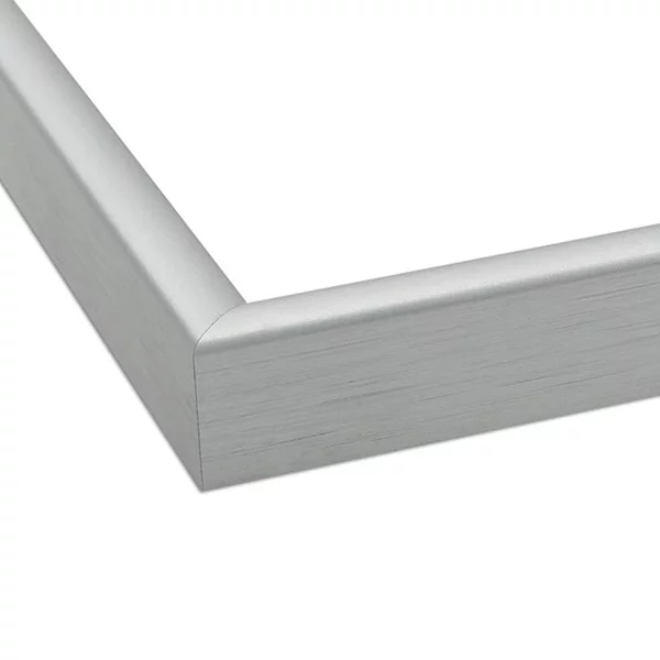 Wandspiegel Oboso aus Aluminium 20x20 cm | Silber matt | Spiegel (2 mm)