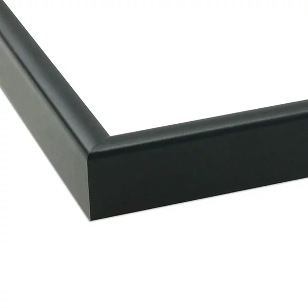 Wandspiegel Oboso nach Maß Schwarz matt | Spiegel (2 mm)