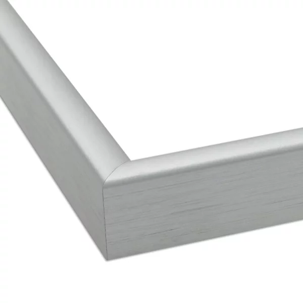 Alu Bilderrahmen Oboso 21x29,7 cm (A4) | Silber matt | Normalglas (2 mm)