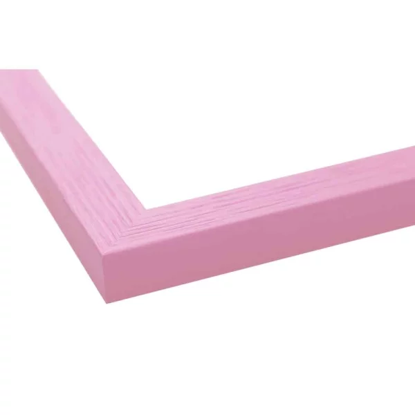 Holz Bilderrahmen Boti nach Maß Rosa | Kunstglas (1,5 mm)