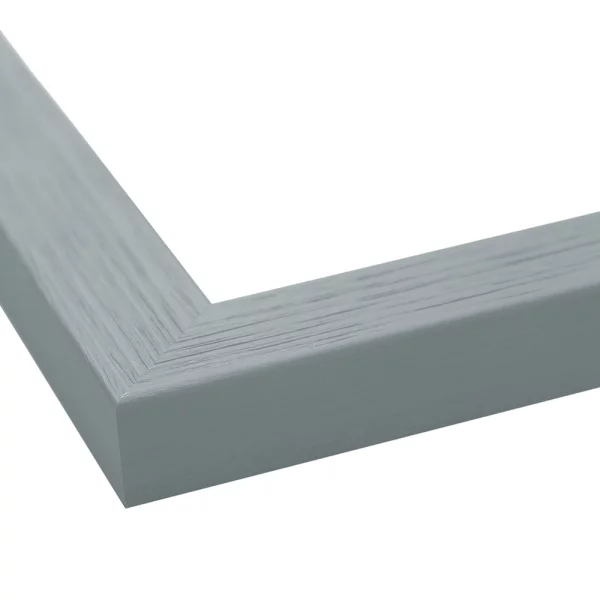 Holz Wandspiegel Boti 10x10 cm | Hellgrau | Spiegel (2 mm)