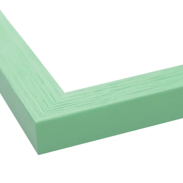 Holz Wandspiegel Boti 10x10 cm | Hellgrün | Spiegel (2 mm)