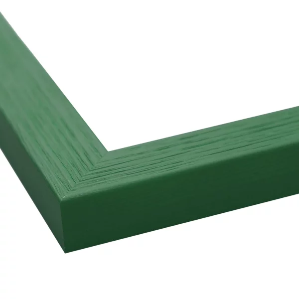 Holz Bilderrahmen Boti 10x10 cm | Grün | Normalglas (2 mm)