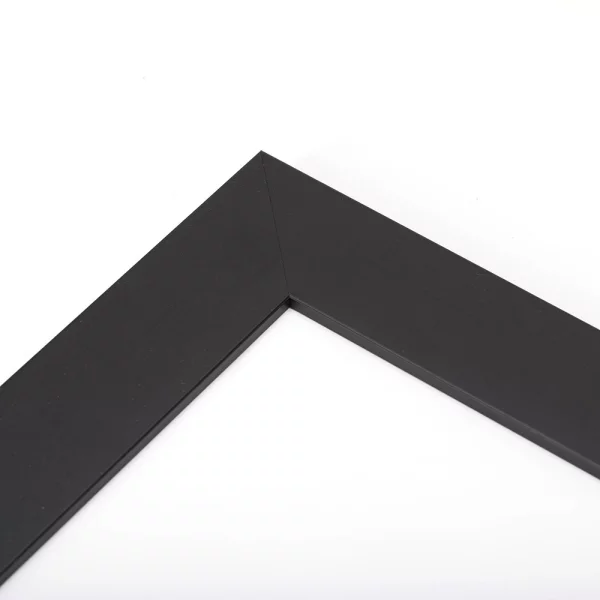 Cadre en bois Maibo 10x10 cm | noir | verre standard (2 mm)