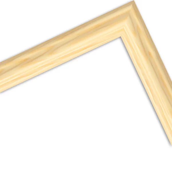 Holz-Bilderrahmen Kara nach Mass Natur | Normalglas (2 mm)