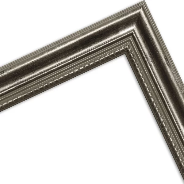 Holz Bilderrahmen Ketane 20x30 cm | Silber | Normalglas (2 mm)