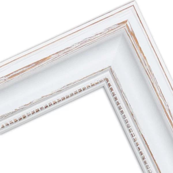 Miroir mural sur mesure Irupu blanc | miroir (2 mm)