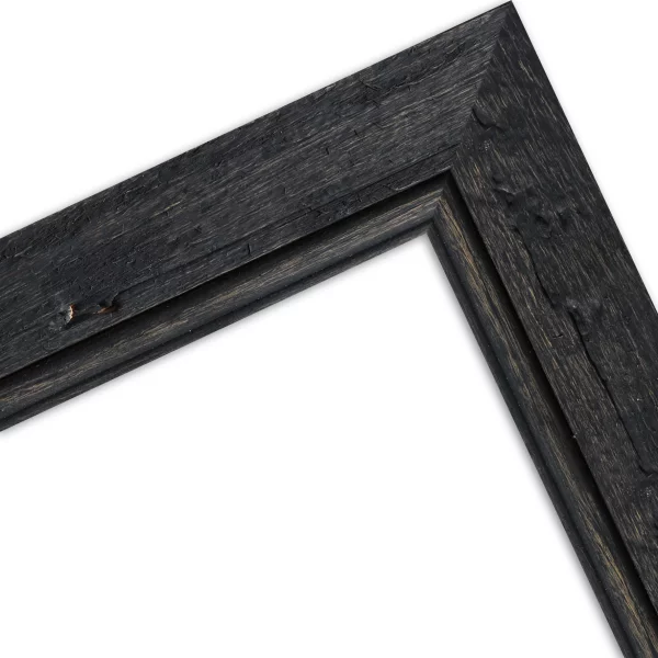 Holz Bilderrahmen Barnafoss 10x10 cm | Schwarz | Normalglas (2 mm)