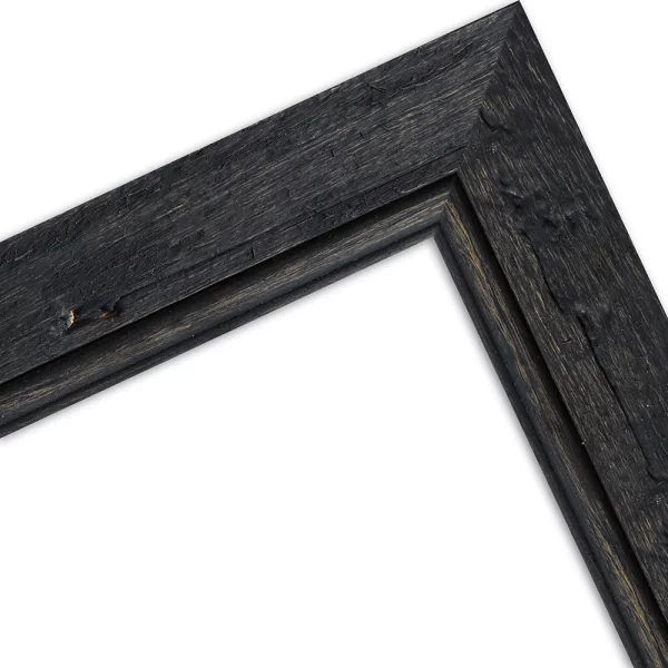 Miroir mural sur mesure Barnafoss noir | miroir (2 mm)