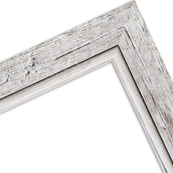 Miroir mural sur mesure Barnafoss blanc | miroir (2 mm)