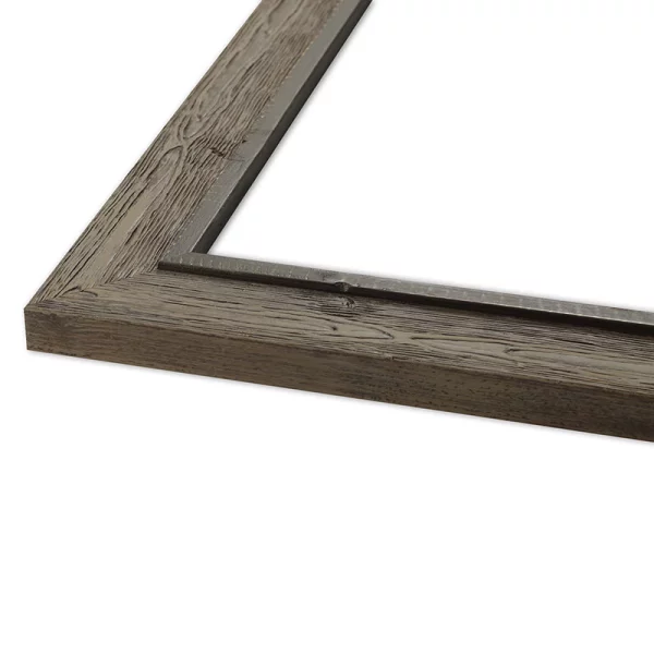 Miroir mural Tarsus 15x15 cm | brun gris | miroir (2 mm)