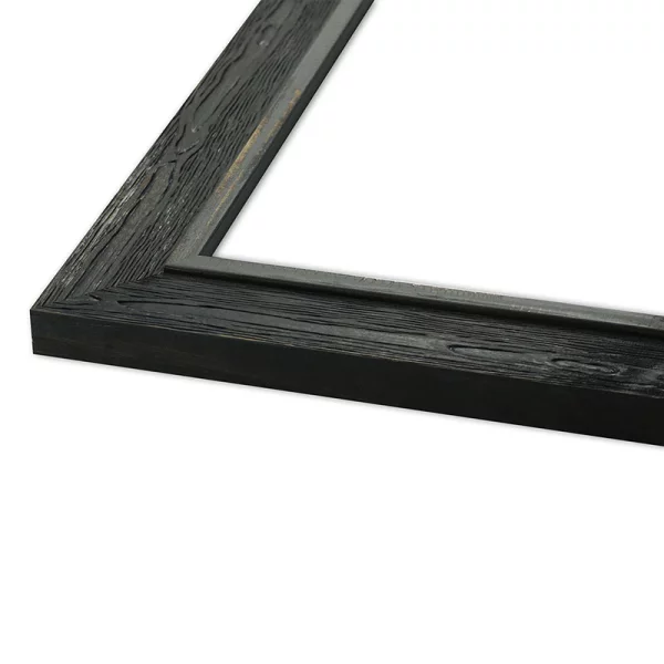 Holz-Bilderrahmen Tarsus 13x18 cm | Schwarz | Spiegel