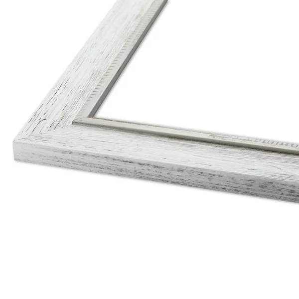 Holz-Bilderrahmen Tarsus 13x18 cm | Weiß | Spiegel