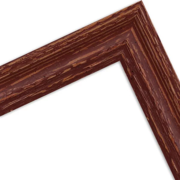 Holz Bilderrahmen Mandraka 10x30 cm | Braun | Normalglas (2 mm)