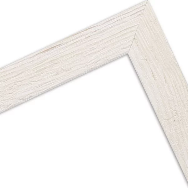 Holz Bilderrahmen Golestan 10x10 cm | Weiß | Normalglas (2 mm)