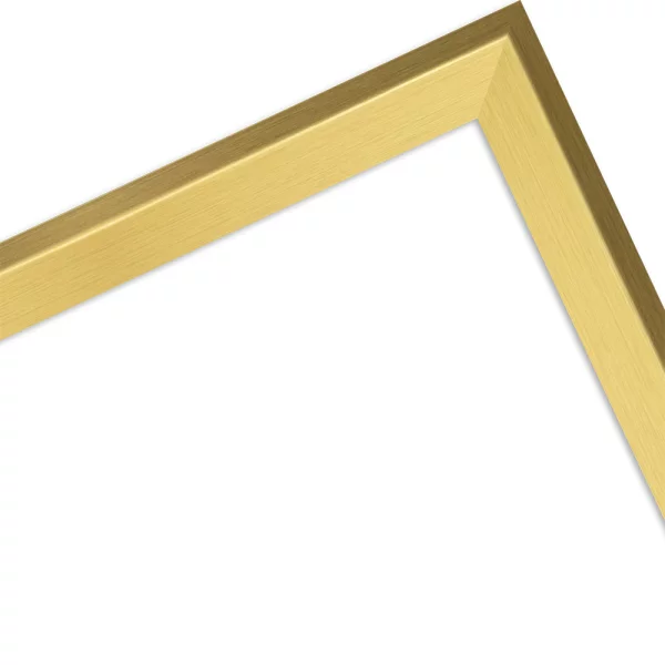 Holz-Bilderrahmen Mencuna 10x30 cm | Gold | Normalglas (2 mm)