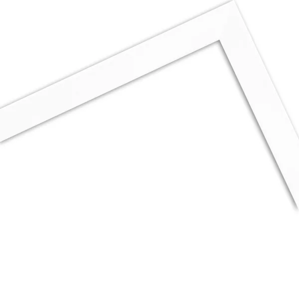Holz-Bilderrahmen Koudou nach Maß Weiß | Normalglas (2 mm)