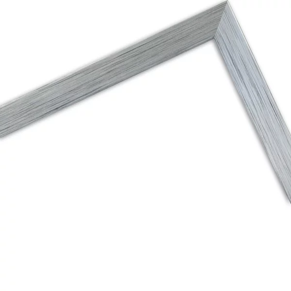 Holz Bilderrahmen Koudou 10x10 cm | Silber | Normalglas (2 mm)