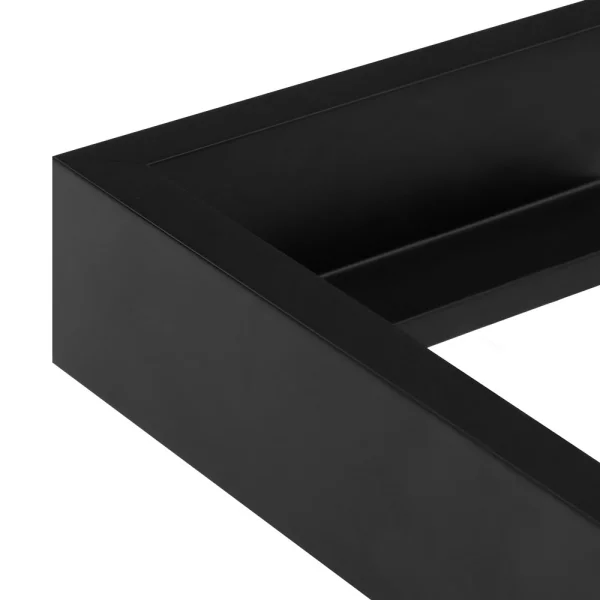 Caisse américaine Bundi 60x60 cm | noir | cadre vide (sans verre ni panneau arrière)