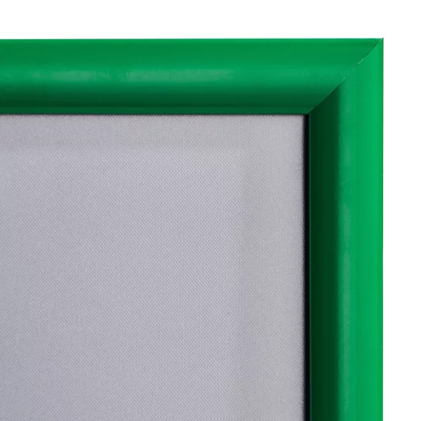 25 mm Klapprahmen Color 21x29,7 cm (A4) | grün | Kunstglas mattiert (1 mm)