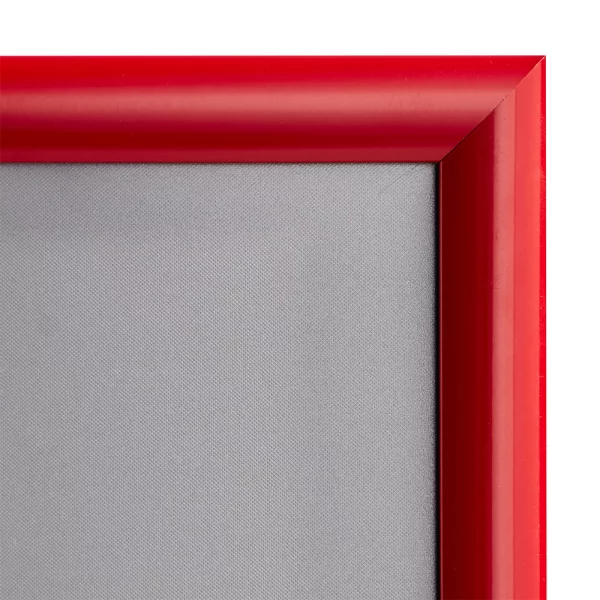 25 mm Klapprahmen Color DIN A4 21x29,7 cm (A4) | rot | Kunstglas mattiert (1 mm)