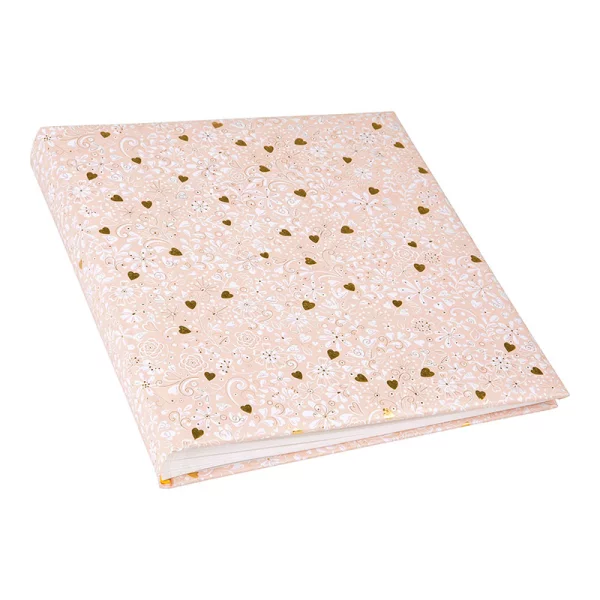 Fotoalbum Finamente mit 60 weißen Seiten zum Einkleben, 30x31 cm 30x31 cm (60 Seiten) | rosa