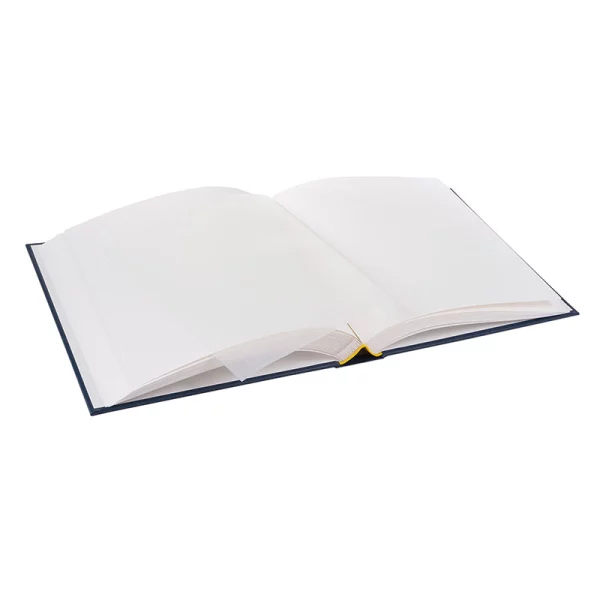 Fotoalbum Milano mit 100 weißen Seiten zum Einkleben, 30x31 cm 30x31 cm (100 Seiten) | blau