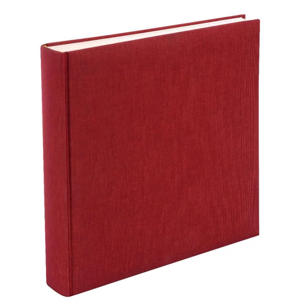 Fotoalbum Summertime Trend mit 100 weißen Seiten zum Einkleben, 30x31 cm 30x31 cm (100 Seiten) | rot