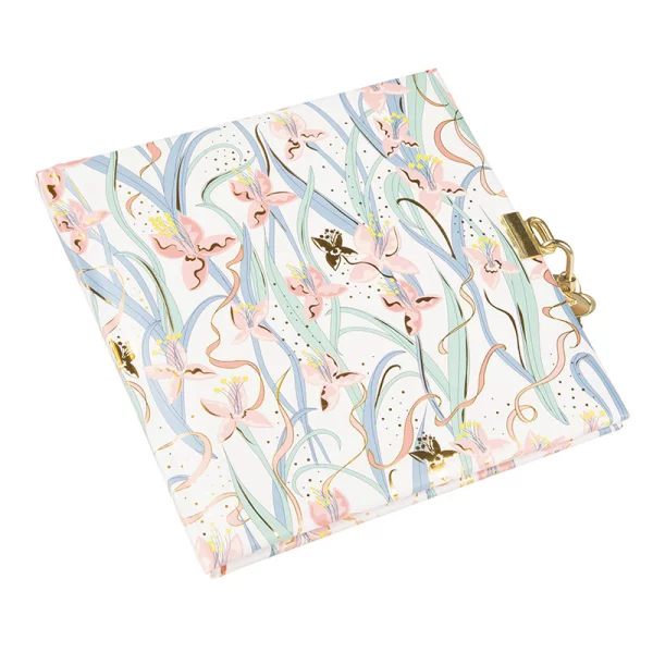 Tagebuch Garden Chic - 96 weiße Seiten (16,5x16,5 cm) 16,5x16,5 cm (96 Seiten) | weiß