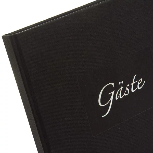 Gästebuch Seda - 176 weiße Seiten (23x25 cm) 23x25 cm (176 Seiten) | schwarz