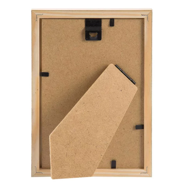 Holz-Bilderrahmen Skandi 10x15 cm | Gold | Normalglas (2 mm)