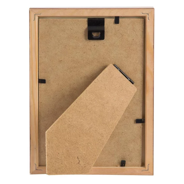 Holz-Fotorahmen Skandi 10x15 cm | Braun | Normalglas (2 mm)