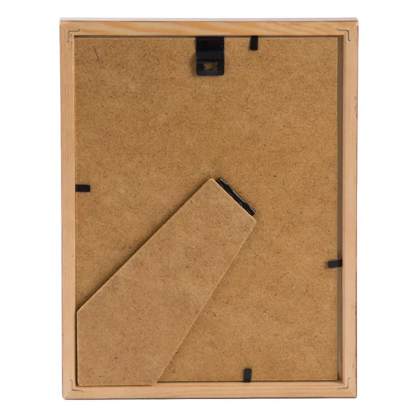 Holz-Fotorahmen Skandi 15x20 cm | Braun | Normalglas (2 mm)