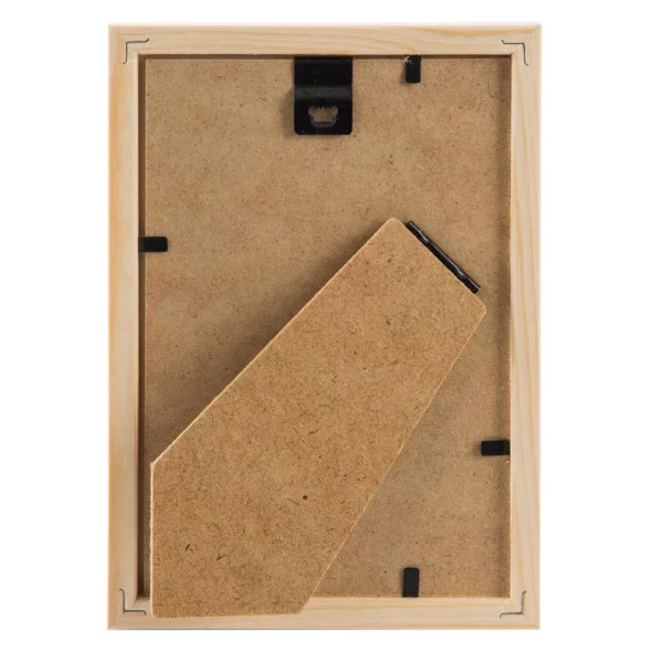 Holz-Bilderrahmen Skandi 10x15 cm | Natur | Normalglas (2 mm)