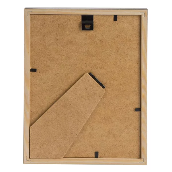 Holz-Bilderrahmen Skandi 15x20 cm | Schwarz | Normalglas (2 mm)