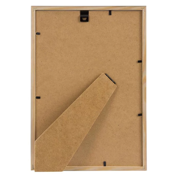 Holz-Bilderrahmen Skandi 20x30 cm | Schwarz | Normalglas (2 mm)
