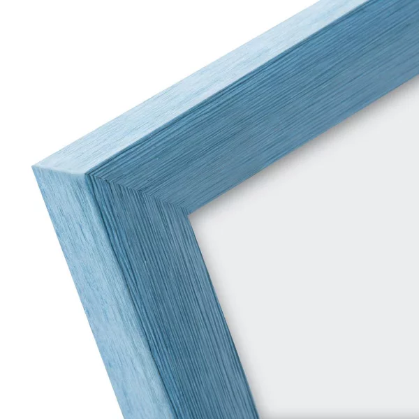 Kunststoff Bilderrahmen Colour up your life 10x15 cm | blau | Normalglas (2 mm)
