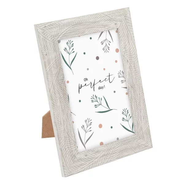 Kunststoff-Fotorahmen Florina 15x20 cm | Grau | Normalglas (2 mm)