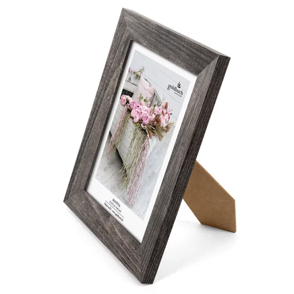 Fotorahmen Mantua (MDF) 15x20 cm | Anthrazit | Normalglas (2 mm)