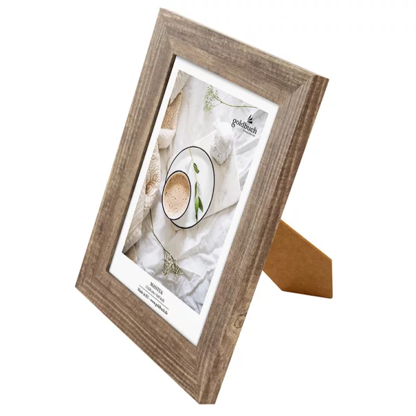 Fotorahmen Mantua (MDF) 15x20 cm | Walnuss | Normalglas (2 mm)