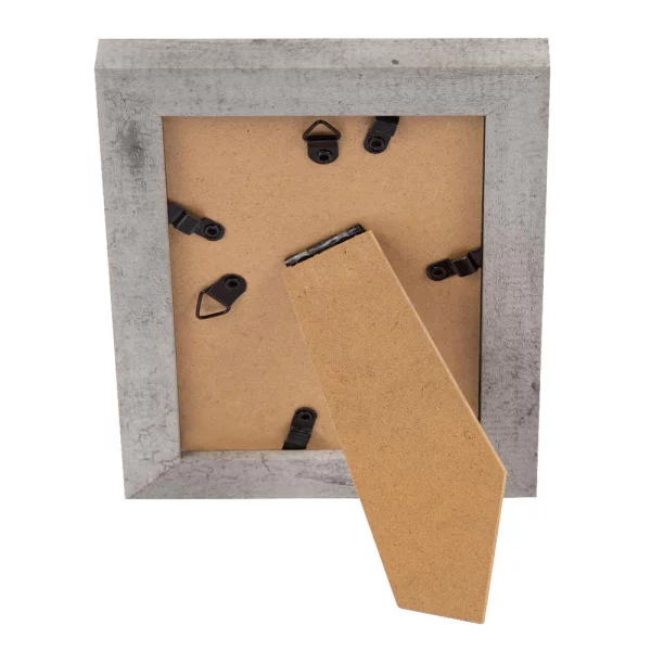 Fotorahmen in Betonoptik (MDF) 10x15 cm | grau | Normalglas (2 mm)