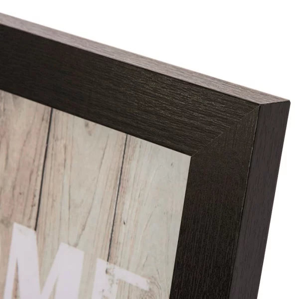 Holz-Bilderrrahmen Dream (MDF) 20x20 cm | schwarz | Normalglas (2 mm)