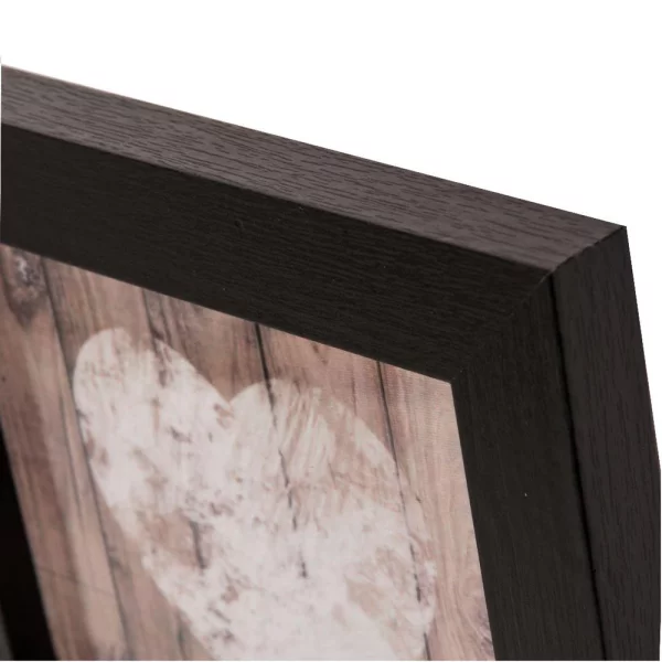 Holz-Bilderrahmen Dream (MDF) 10x15 cm | schwarz | Normalglas (2 mm)